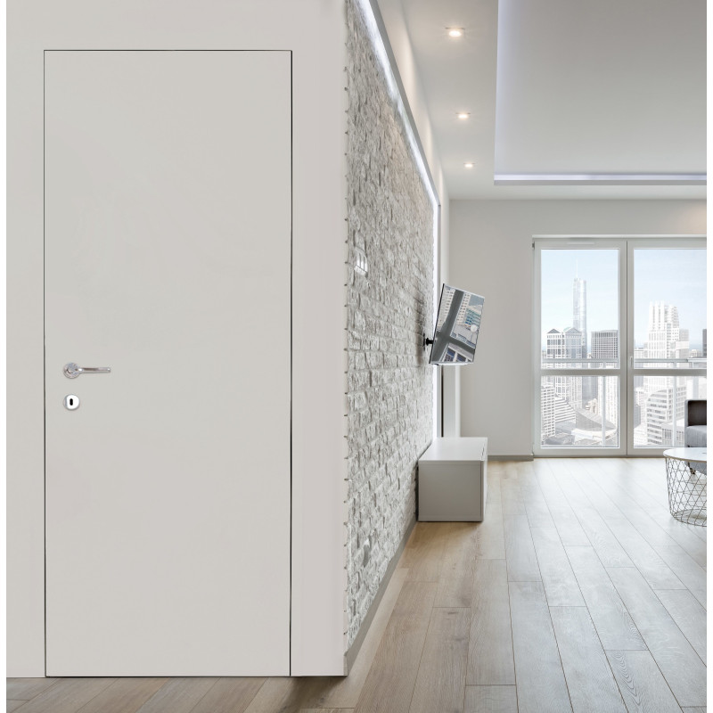 Porta Filo Muro Interna da Tinteggiare 70–90x210 Reversibile