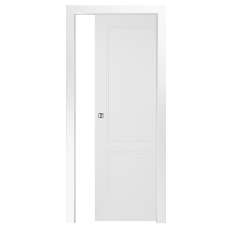 Porta Interna Pantografata Classica Bianco Laccato 70–90x210