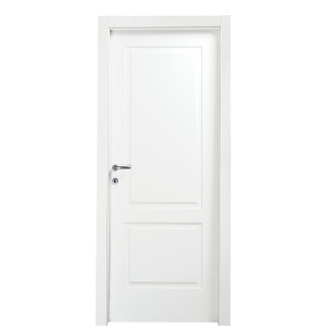 Zoom Porta da Interno Pantografata Classica Bianco laccato 60-90x210h cm - Reversibile Battente o Scorrevole