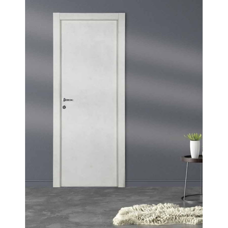 Porta Interna Effetto Cemento 60–90x210 Moderna Battente o Scorrevole