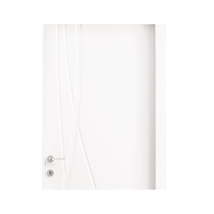 Zoom Porta da Interno Pantografata effetto Onda Bianco laccato 60-90x210h cm - Reversibile Battente o Scorrevole