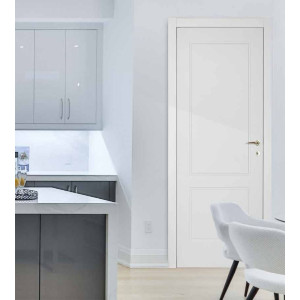 Porta Interna Pantografata Classica Bianco Laccato 70–90x210