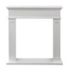 Cornice per Camino in Legno Bianco Jefferson – Design Moderno
