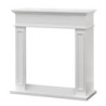 Cornice per Camino in Legno Bianco Jefferson – Design Moderno
