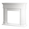 Cornice per Camino in Legno Bianco Cambridge – Stile Elegante