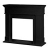 Cornice Camino Legno Cambridge Nero 110x36x100 cm