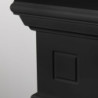Cornice Camino Legno Cambridge Nero 110x36x100 cm