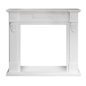Cornice per Camino in Legno Bianco Truman – Accessori Camino