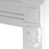 Cornice per Camino in Legno Bianco Truman – Accessori Camino