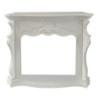 Cornice per camino rivestimento in legno L123xP39xH100 Parigi Bianco
