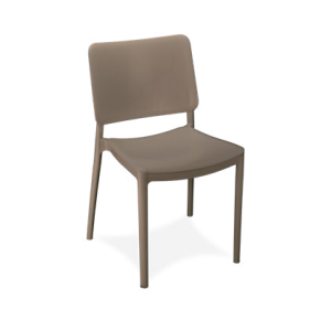 Zoom Sedia da giardino Abruzzo Bistrot 3 colori 49x49x80h cm