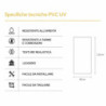 Pannello Decorativo Effetto Marmo PVC Set 6 Pz 4,3 m2