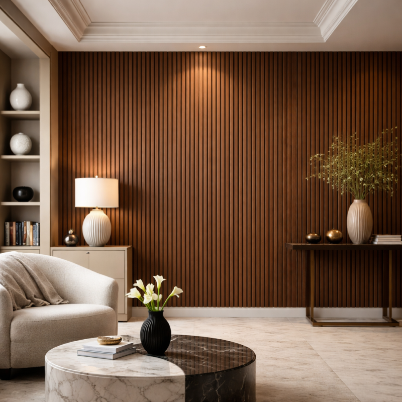 Pannello PVC Effetto Legno Noce 120x30 Set 10 Pz