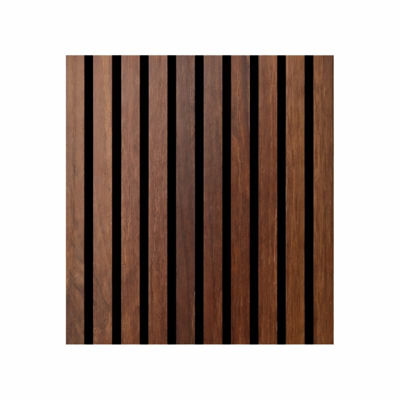 Pannello Fonoassorbente Doghe MDF 60x60 Set 12 Pz Noce