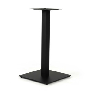 Zoom Base tavolo acciaio nero quadro cm 40x40h72 tubo cm 6x6