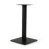 Base Tavolo Acciaio Nero Quadro 40x40x72 cm Tubo 6x6