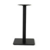 Base Tavolo Acciaio Nero Quadro 40x40x72 cm Tubo 6x6