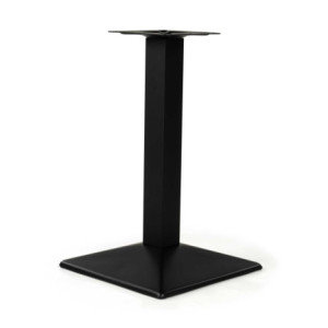 Zoom Base Tavolo Piramide Acciaio Nero Quadro Cm 45x45h72