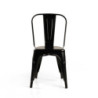Sedia Ferro New Bristol Nero Cm 43x43h45/84