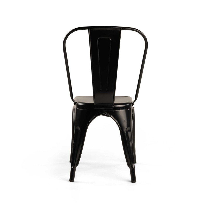 Sedia Ferro New Bristol Nero Cm 43x43h45/84