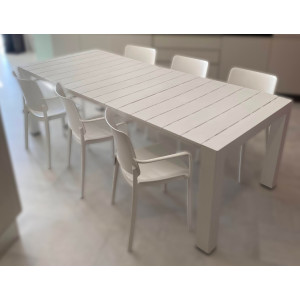 Tavolo Allungabile Monaco in Polietilene 160-230 cm 3 Colori