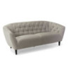 Divano Verrazzano 3 Posti Tessuto Sabbia Cm 191x84h78