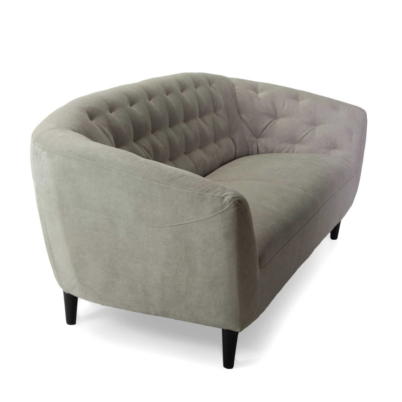 Divano Verrazzano 3 Posti Tessuto Sabbia Cm 191x84h78