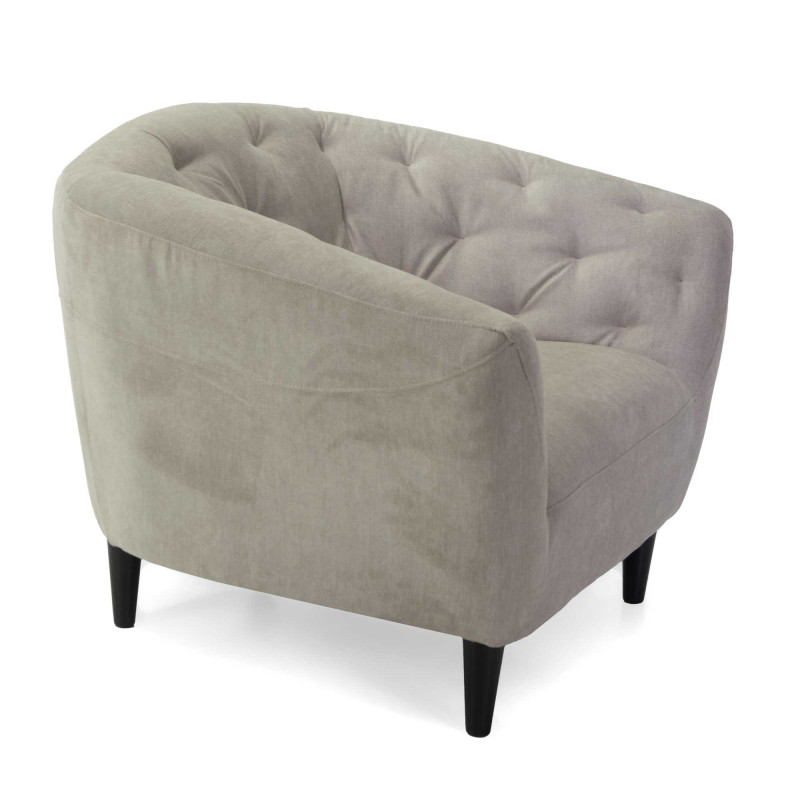 Poltrona Verrazzano Tessuto Sabbia Cm 97x84h78