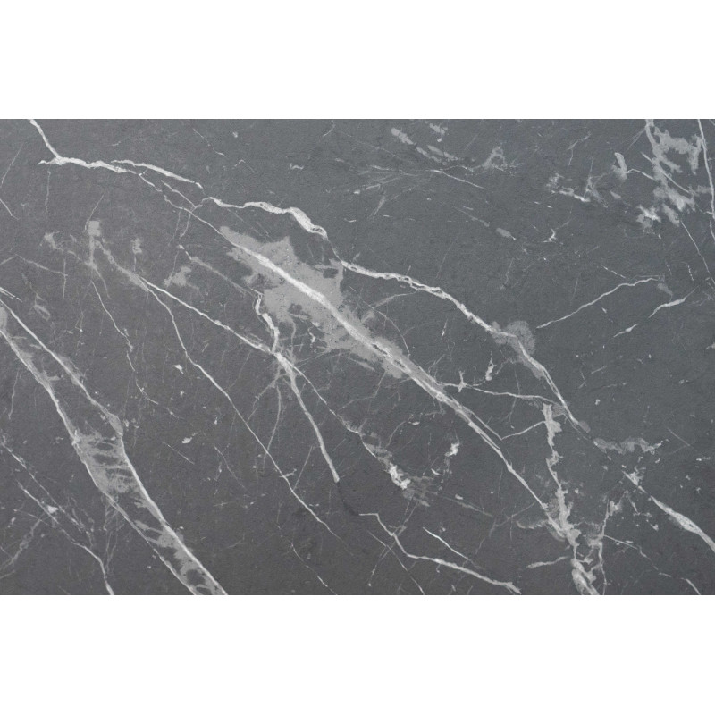 Top Tavolo Hpl Marmo Nero Tahiti Quadro cm 69x69x1
