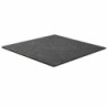 Top Tavolo Hpl Marmo Nero Tahiti Quadro cm 79x79x1
