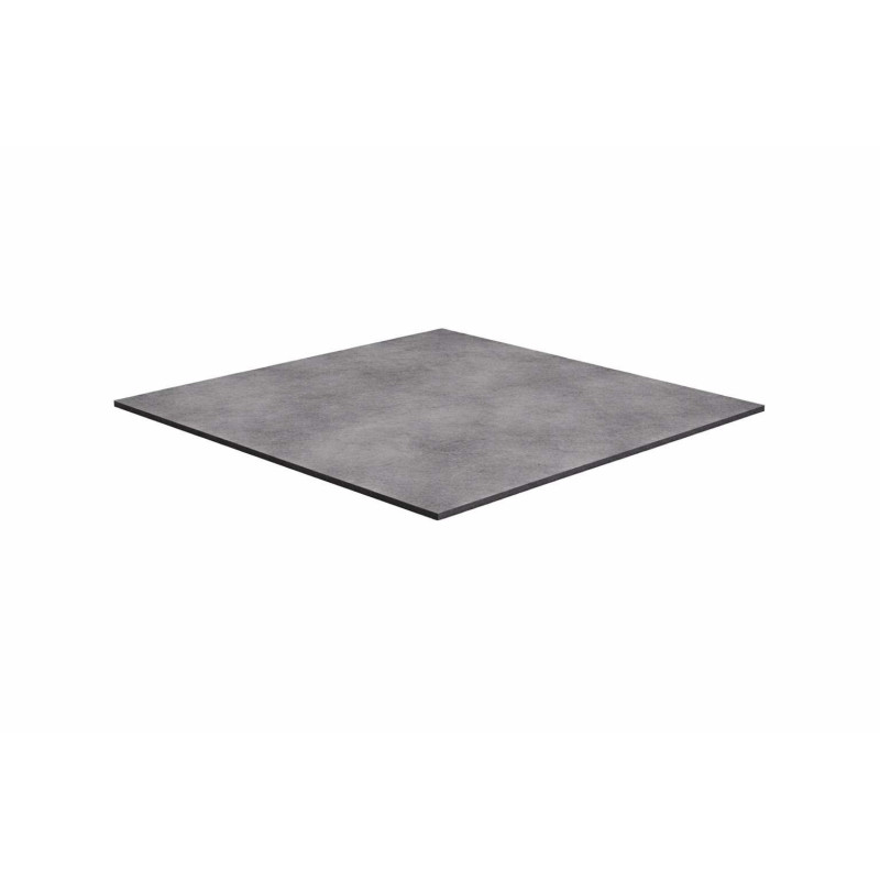 Top Tavolo Hpl Grigio Cemento Quadro Cm 79x79x1