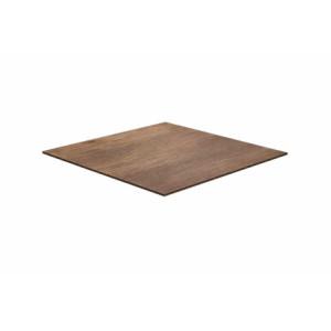 Top Tavolo Hpl Legno Country Quadro Cm 79x79x1