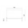 Nardi Kit Cube 140x80 High