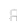 Nardi Tavolo Piave 80x80