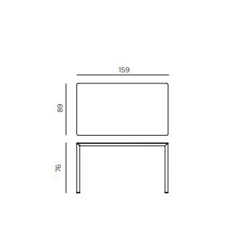 Nardi Tavolo Piave 160x90