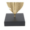 Scultura Foglia Con Porta Candela Glam cm 10x10x34
