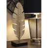 Scultura Foglia Con Porta Candela Glam cm 10x10x34