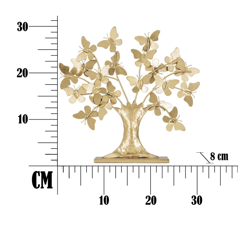 Albero Della Vita Con Farfalle Glam cm 31x8x30