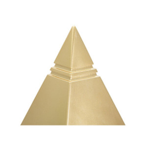 Zoom Piramide Gold cm 11,5x11,5x15,5