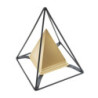 Piramide Gold Con Ferro cm 15x15x21