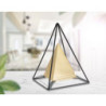 Piramide Gold Con Ferro cm 15x15x21