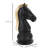 Cavallo Nero E Oro cm 10,5x8,5x19