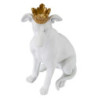Cane Con Corona Bianco cm 20x12,5x33
