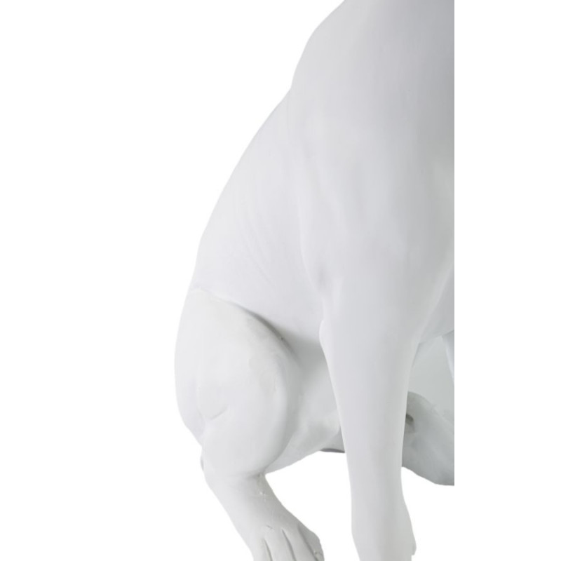 Cane Con Corona Bianco cm 20x12,5x33