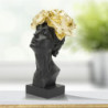 Donna Con Farlalle In Testa cm 21x20x36,5