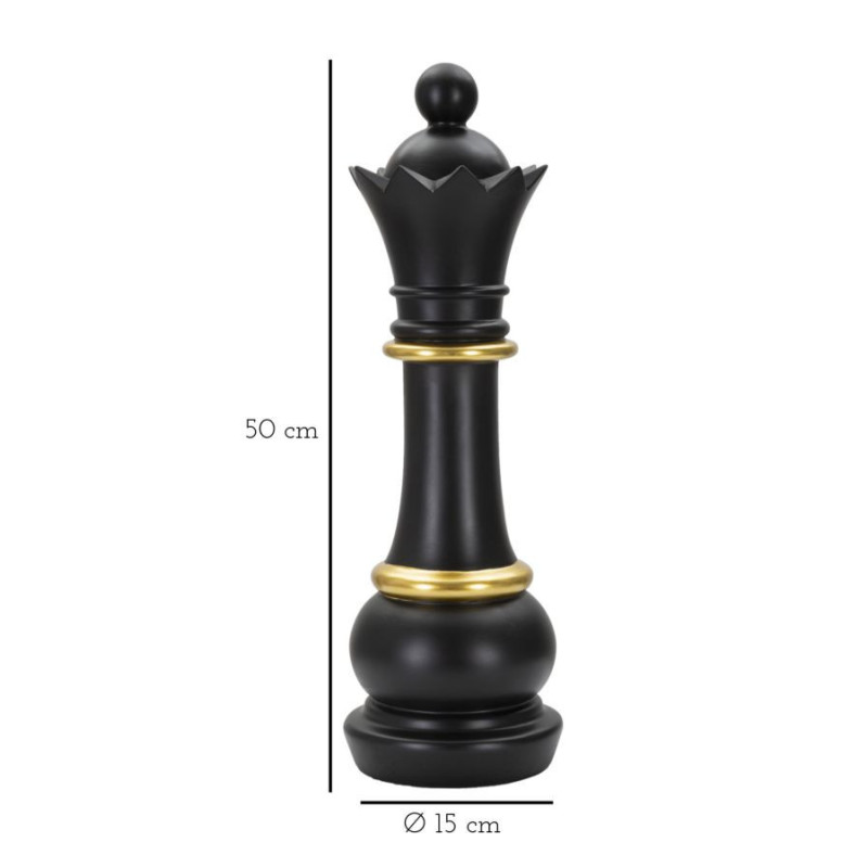 Regina Nero E Oro cm ø 15x50