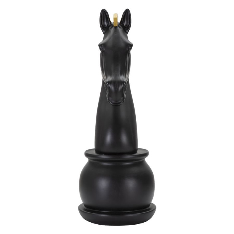 Cavallo Nero E Oro cm ø 18,5x50