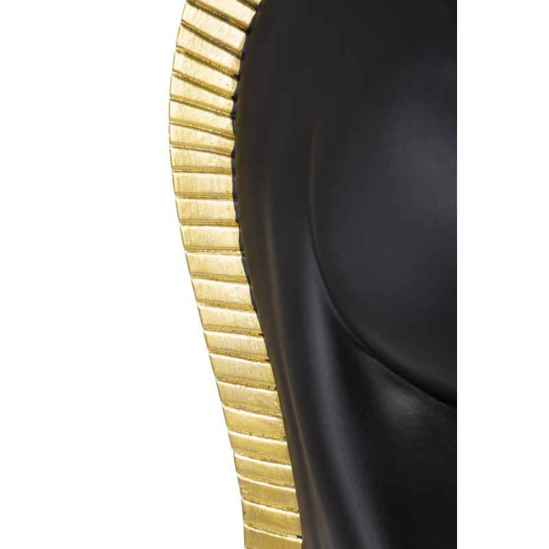 Cavallo Nero E Oro cm ø 18,5x50