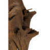 Scultura Akar In Teak Riciclato cm 23x27x64 (pezzi Unici - Non Ripiani In Serie)