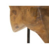 Scultura Stella In Teak Riciclato cm 28x12x42 (pezzi Unici - Non Ripiani In Serie)